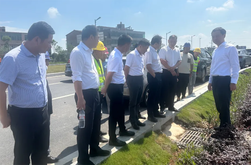 萬義輝到廣州路東延項目調(diào)研 萬義輝到廣州路東延項目調(diào)研